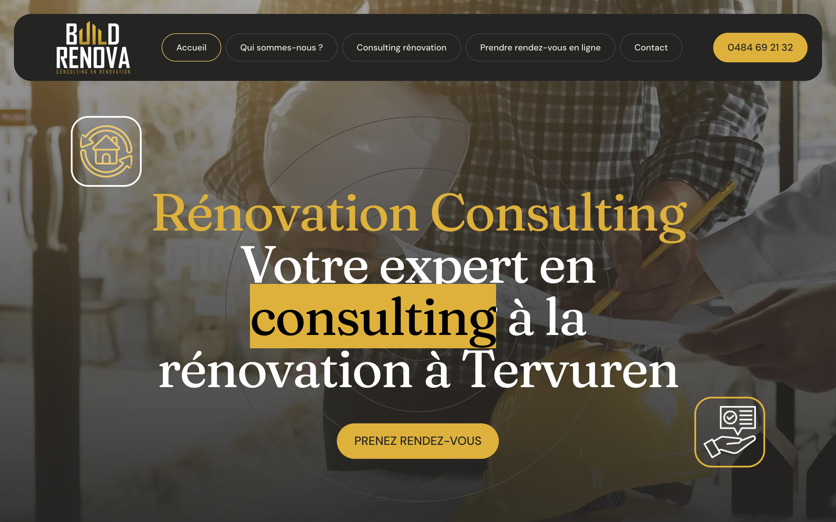 Site web réalisé pour Build & Renova